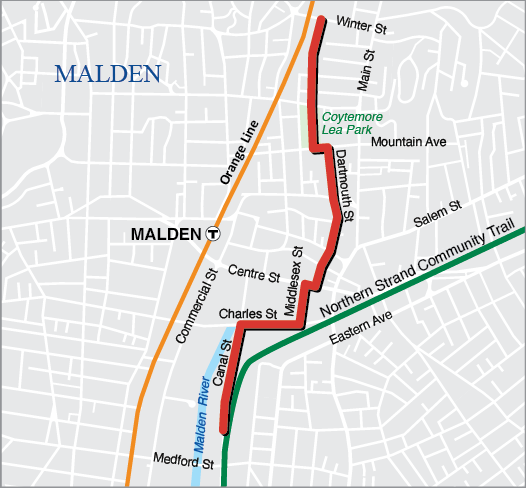 MALDEN: SPOT POND BROOK GREENWAY